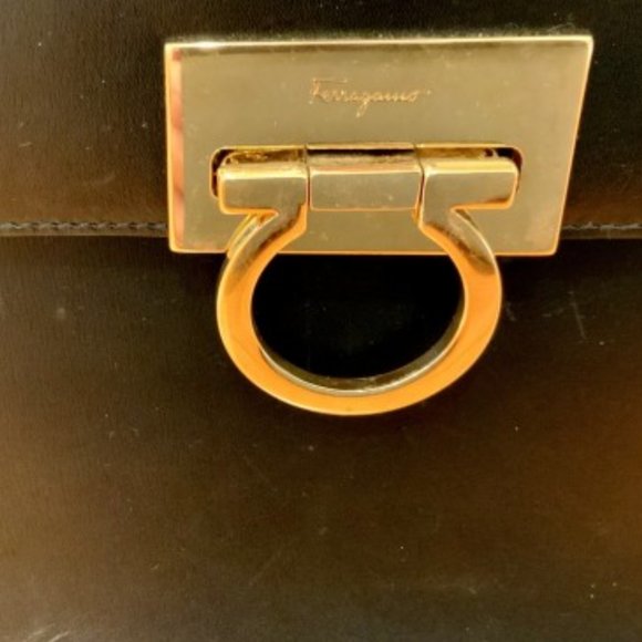 Salvatore Ferragamo Shoulder Hand Bag Vintage - Picture 10 of 11